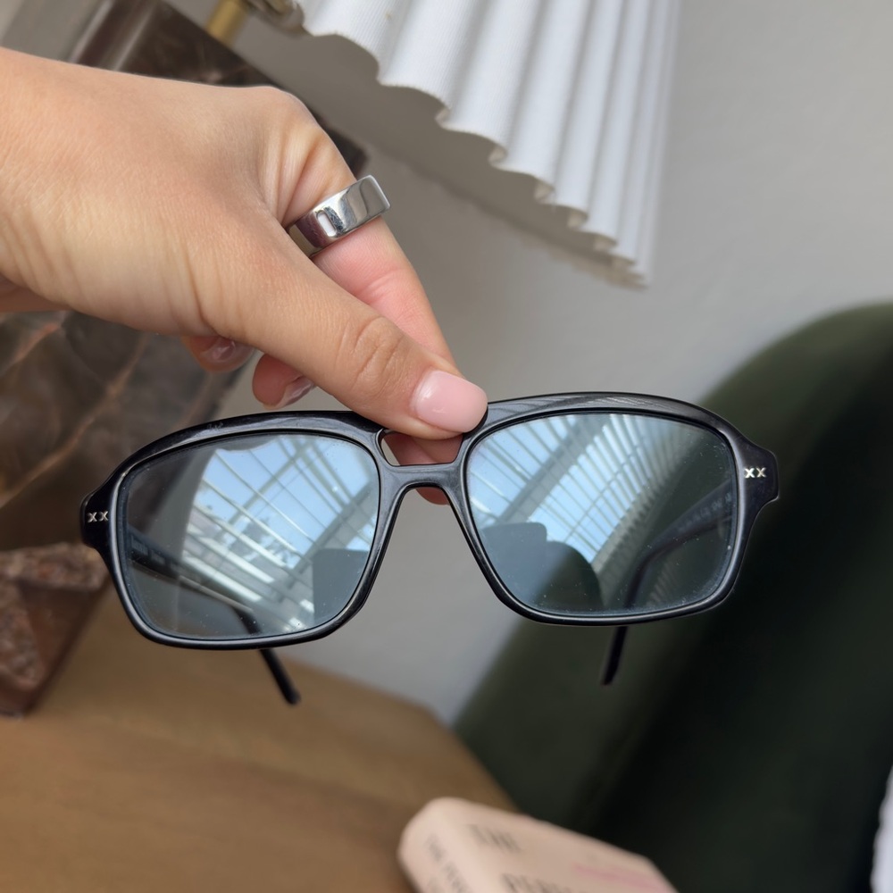 Lexxola - black frames with blue lenses